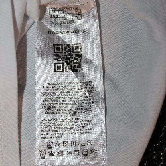 Guess Classic Fit Organic Cotton Graphic Single Stitch T-Shirt - Size XL - Picture 10 of 10